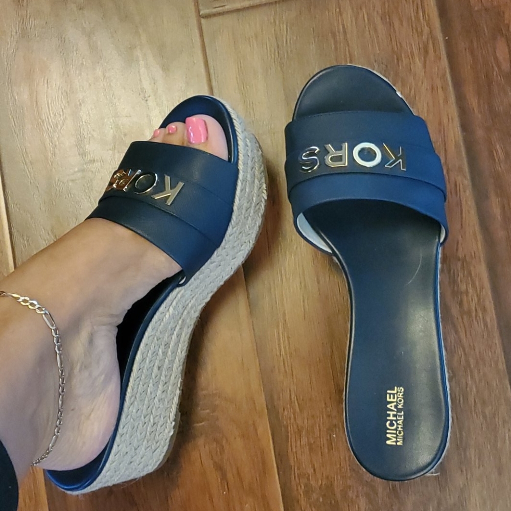 Michael Kors platform wedges